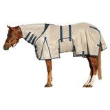 Schneiders® Soft Interlock Mesh II Attached Neck Euro Bellyband Leg Shield Fly Sheet45854_silver.jpg image