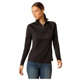 Ariat Ladies Sunstopper 3.0 1/4 Zip Baselayer46010_black.jpg image