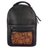 Schneiders® Tooled Leather Small Backpack46350_black.jpg image