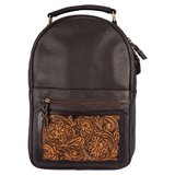 Schneiders® Tooled Leather Small Backpack46350_brown.jpg image