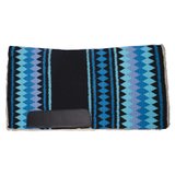 Billy Royal® Fleece Bottom Contoured Saddle Pad - 34 x 4046362_blackaqualilac.jpg image