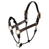 Schneiders® Leather and Rope Nose Combo Control Halter46453_brown.jpg image