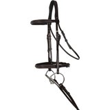 Joseph Sterling® Pro Series Classic Hunter Bridle with Fancy Stitching46534_havana.jpg image