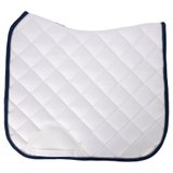 Schneiders® Wicking Contour Dressage Pad46678_whitenavy.jpg image