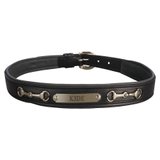 K3DE Padded Leather Belt with Snaffle Bits46780_blackgray.jpg image