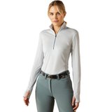 Ariat® Ladies Chevoit Quarter Zip Wool Baselayer47141_skyway.jpg image