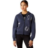 Ariat® Kids Spiffy Full Zip Sweatshirt47150_navyheather.jpg image