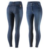 Horze Ladies Kaia High Waist Denim Silicone Full Seat Breeches47329_darkblue.jpg image