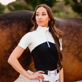 Dapplebay Ladies Short Sleeve Lady Riding Top47527_black.jpg image