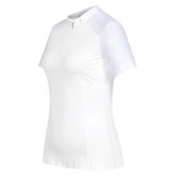 ELT Ladies Nancy Functional 1/4 Zip Short Sleeve Shirt47551_white.jpg image