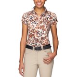 Kastel Denmark Ladies Sienna Ikat Quarter Zip Cap Sleeve Top48135_siennaikat.jpg image