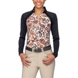 Kastel Denmark Ladies Sienna Ikat Quarter Zip Raglan Top48138_siennaikat.jpg image