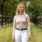 FITS Perfect Fit 1/4 Zip Long Sleeve48809_taupe.jpg image