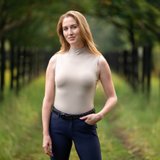 FITS In Stride Mock Neck Sleeveless48810_taupe.jpg image