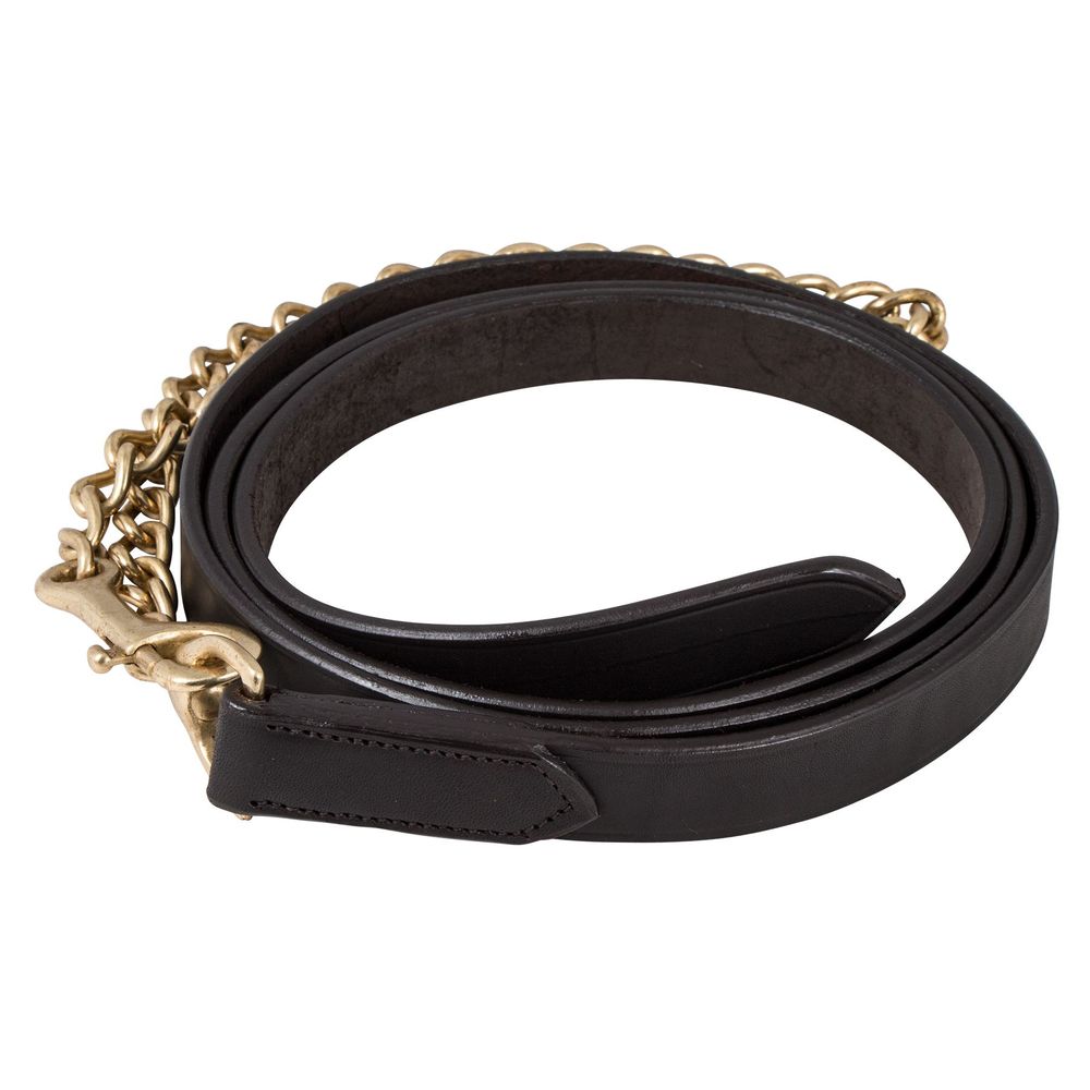 Billy Royal® Leather Lead with 30" Brass Chain