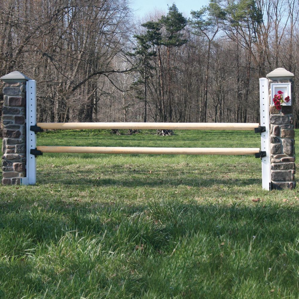 Easy-Up® Rough Cut Octagon Wooden Rail 10' x 4"