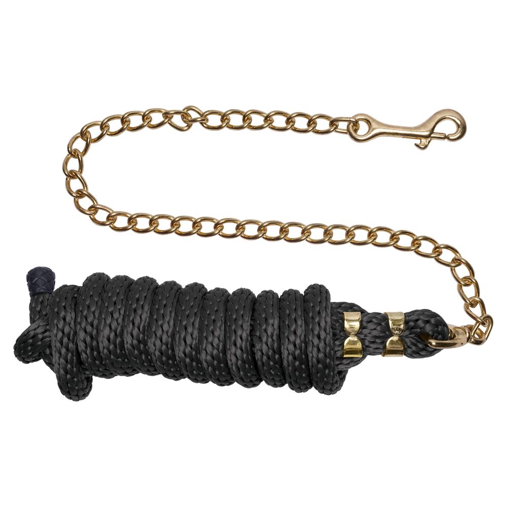 Schneiders Nylon Lead Rope with Brass Plated Chain