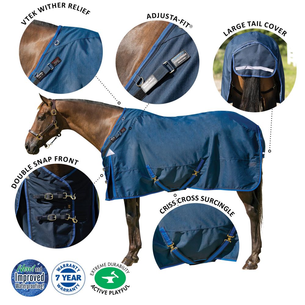ARMORFlex® Challenger VTEK® Fit Turnout Sheet- Surcingle
