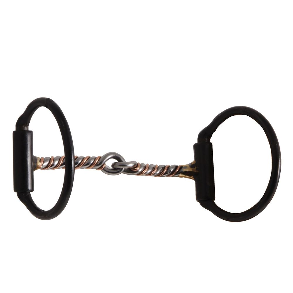 Dutton Offset Twisted Wire D-Ring Snaffle Bit | Schneiders