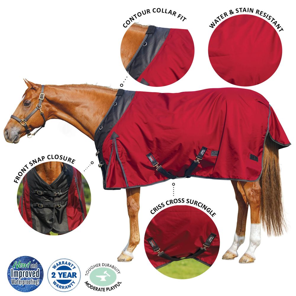 StormShield® Contour Collar Euro Extreme Turnout Blanket - Heavyweight