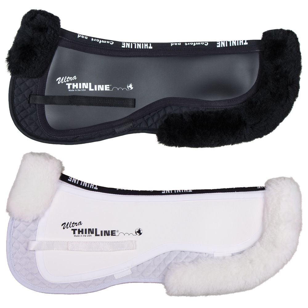 ThinLine Trifecta Half Pad with Sheepskin Rolls - Large