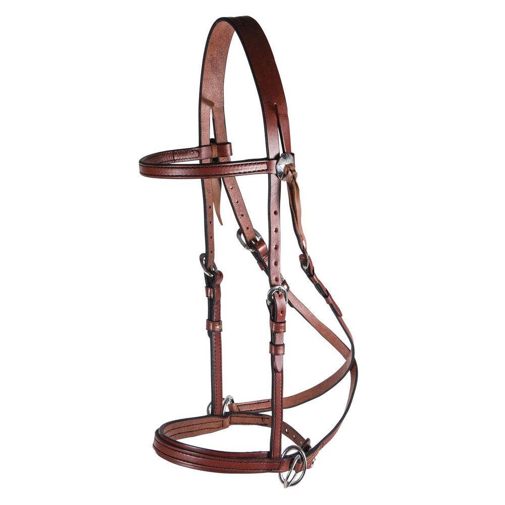 Dr. Cook's Bitless Western Leather Headstall