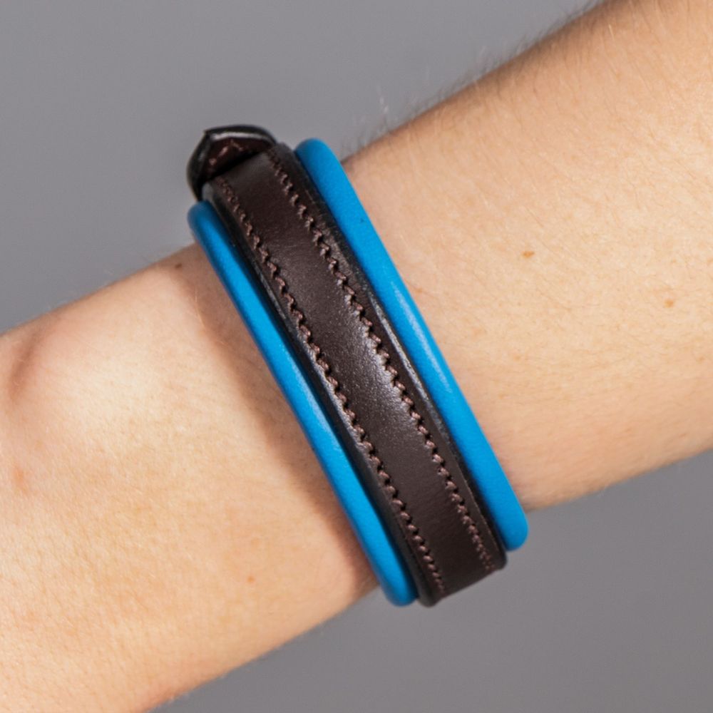 Equestrian Padded Leather Bracelet
