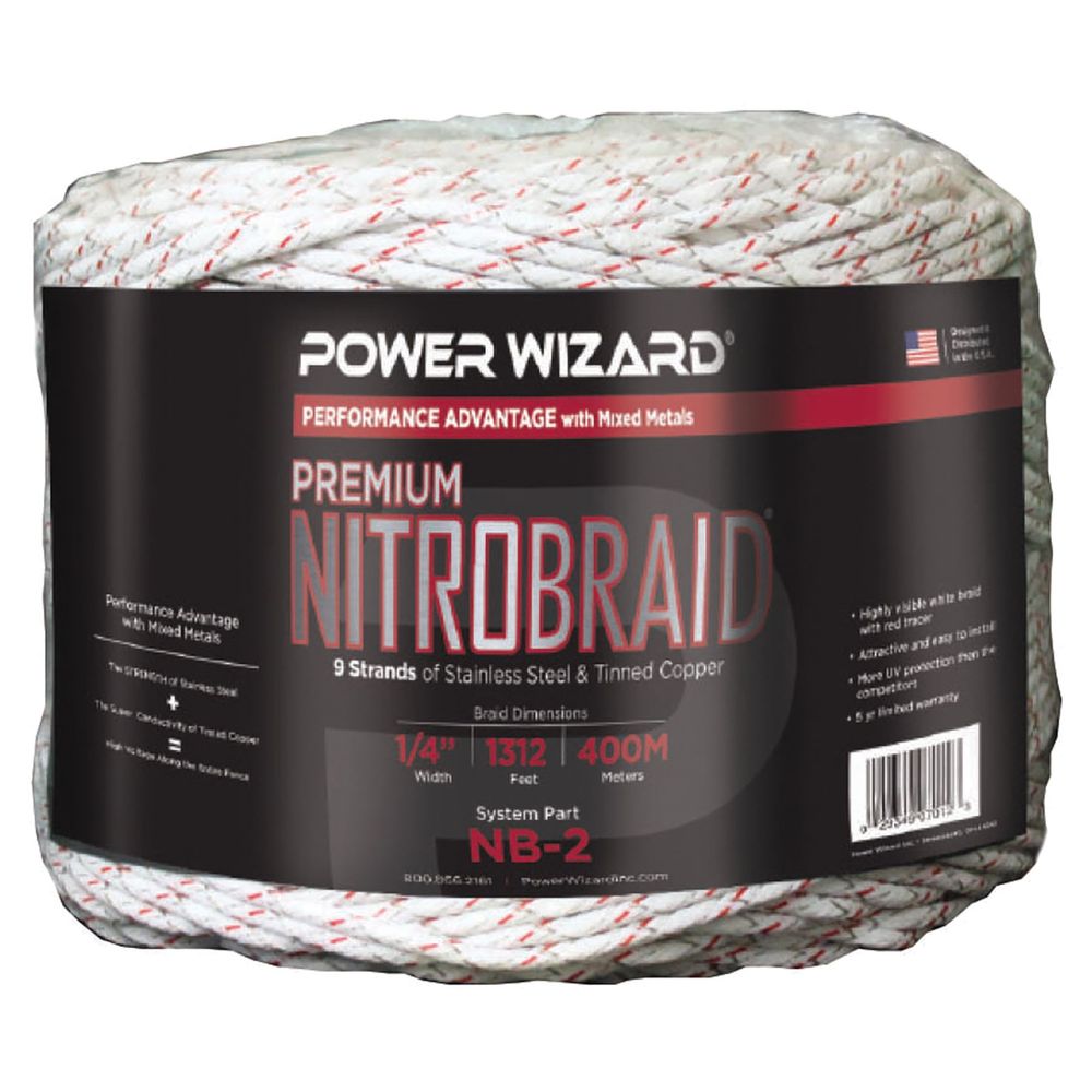 Power Wizard® HorseSafe™ Nitro Braid Fence 1312 ft.