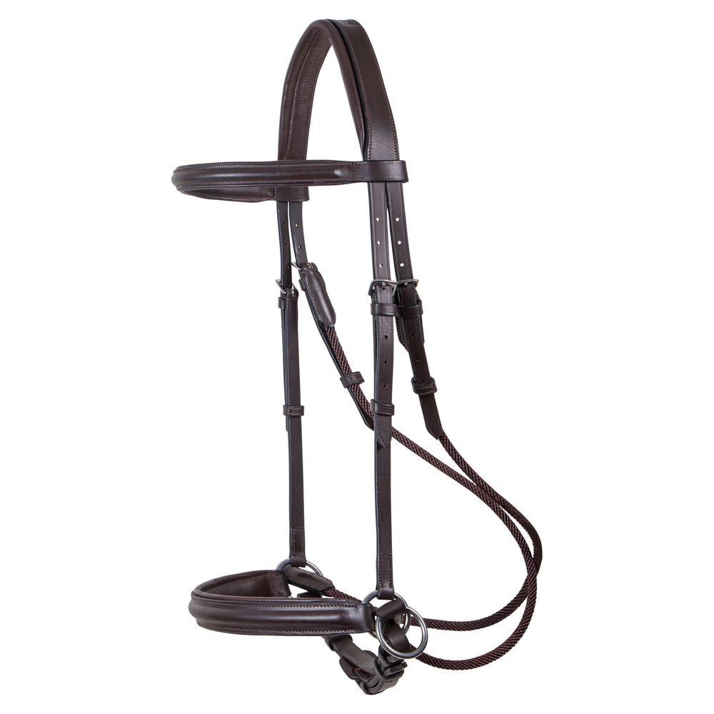 Pinnacle Leather and Rope Bitless Bridle
