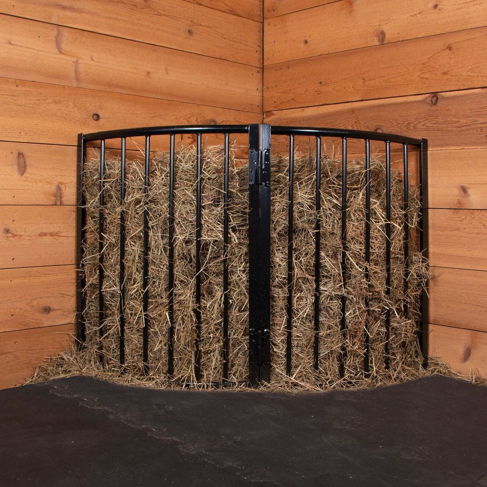 Easy-Up® Corner Floor Hay Rack - No Lid | Schneiders