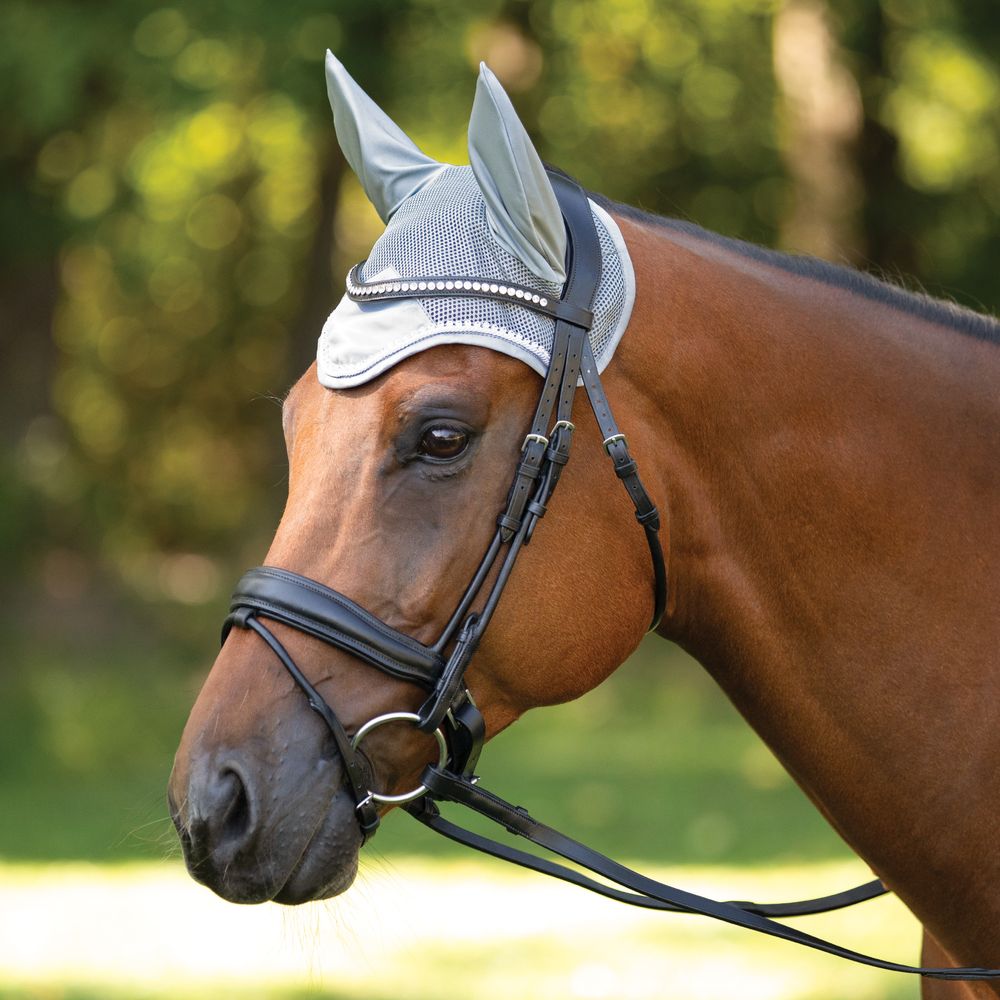 Schneiders® Satin Fly Bonnet with Clear Crystals