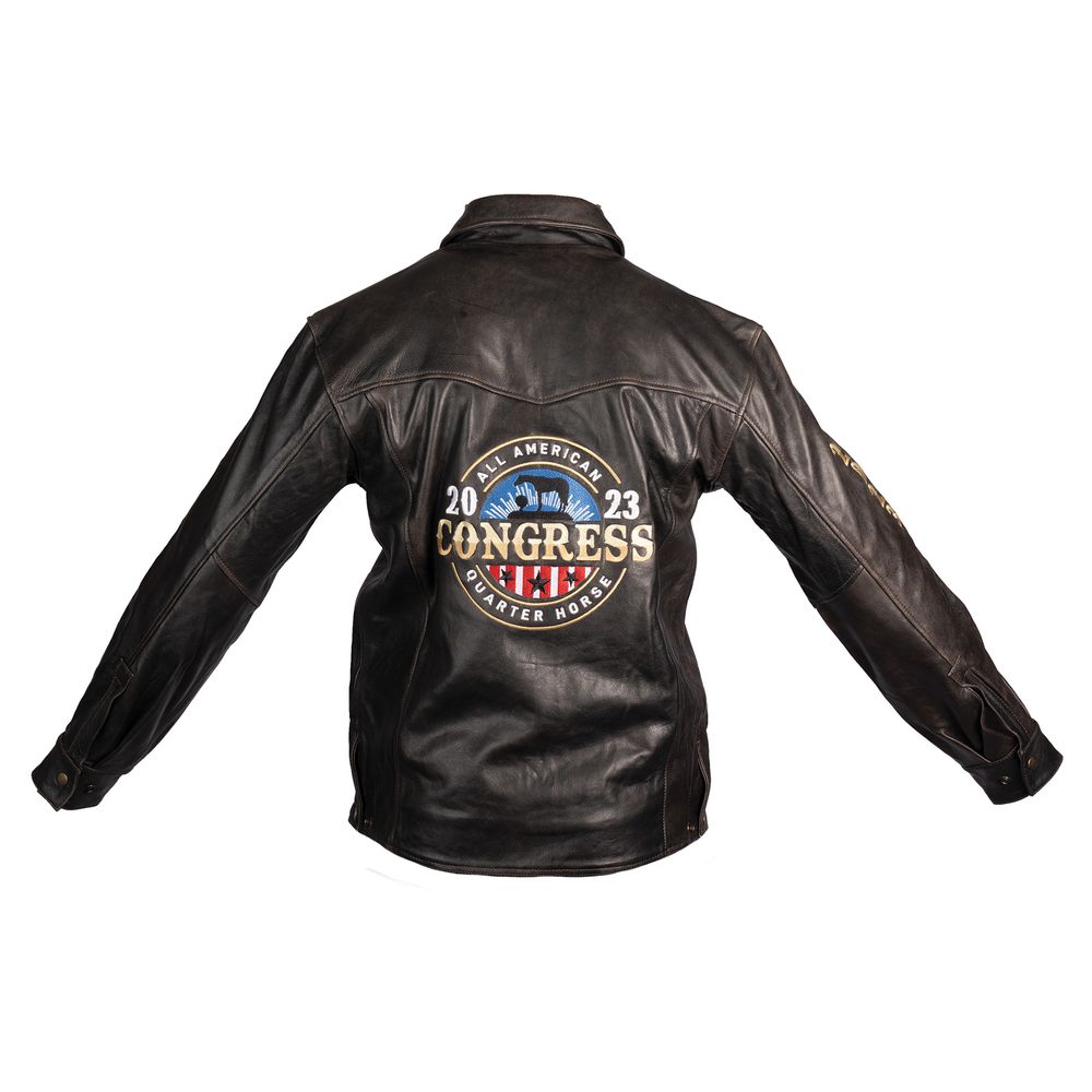 2023 Congress Ladies Fit Leather Jacket