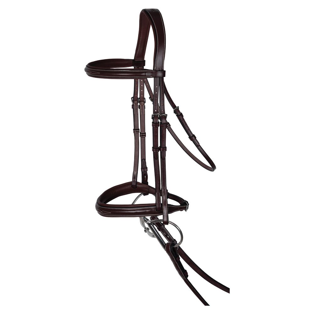 Schneiders® Raised Padded Hunter Bridle with Fancy Stitching