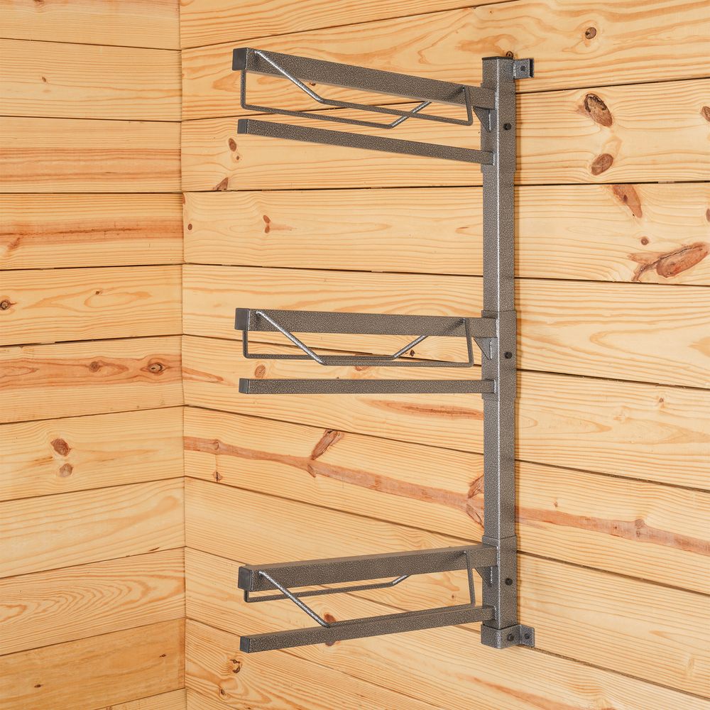 Easy-Up® Pro 3 Tier Mounted Saddle N Pad Rack