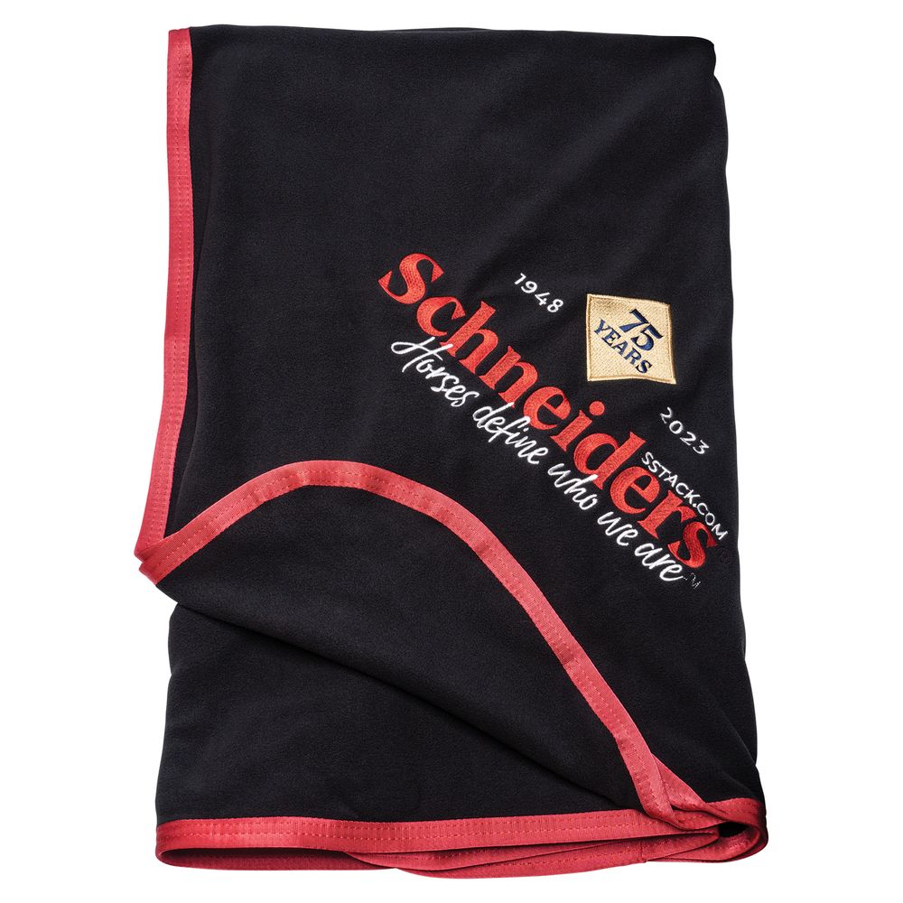Schneiders 75th Fleece Throw Blanket 5x6