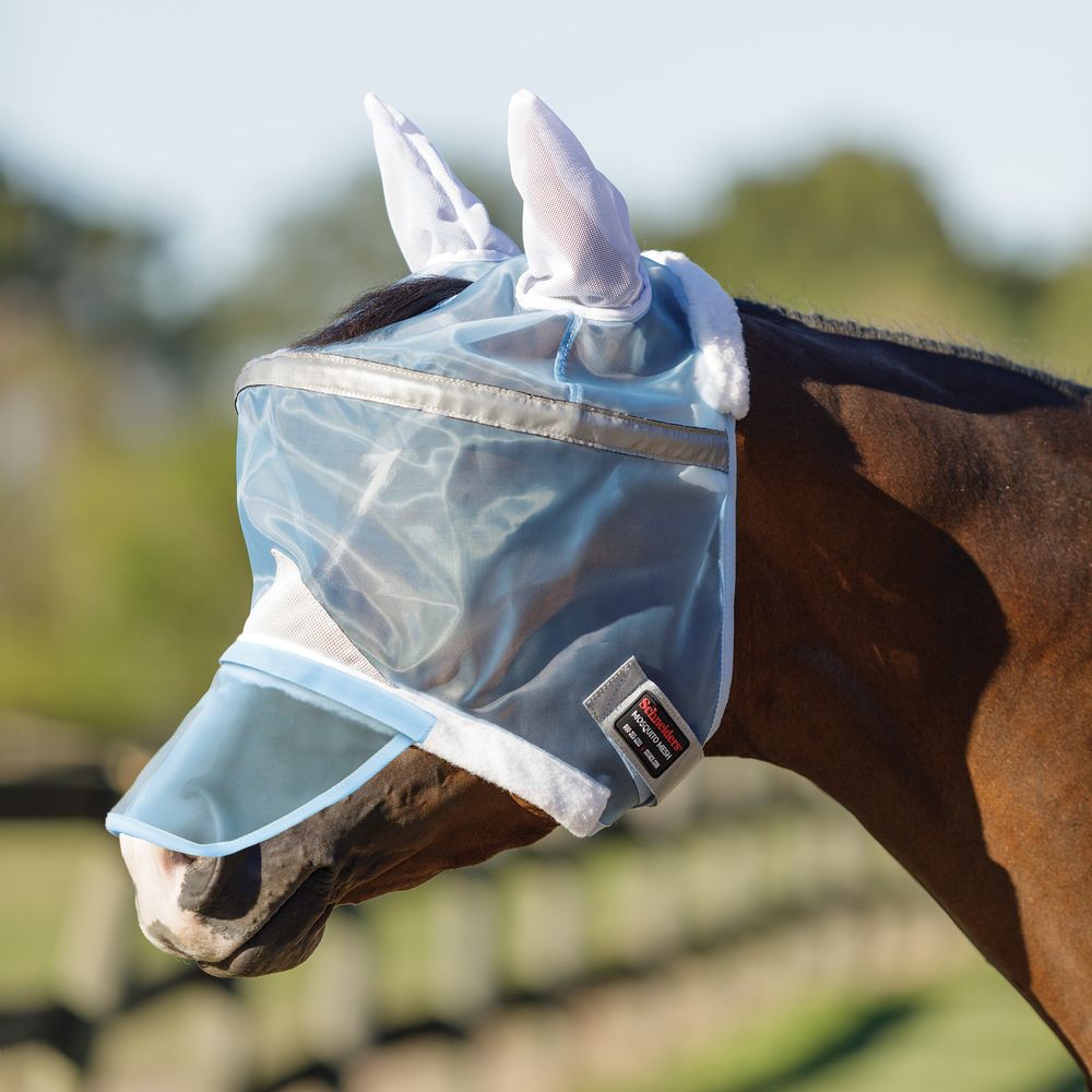 Schneiders® Mosquito Mesh II Sun Visor Fly Mask with Extendable Nose