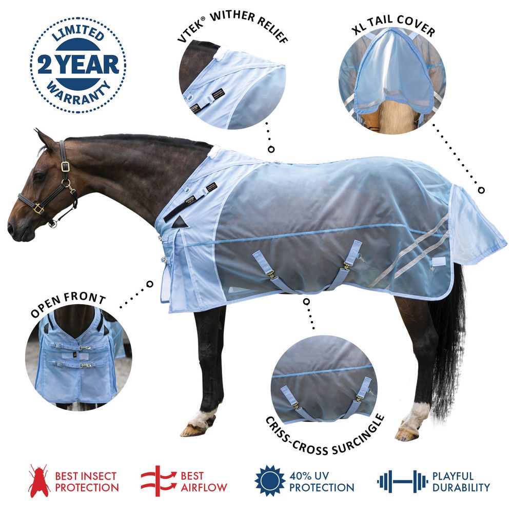 Schneiders® Mosquito Mesh II VTEK® Adjusta-Fit® Surcingle Fly Sheet