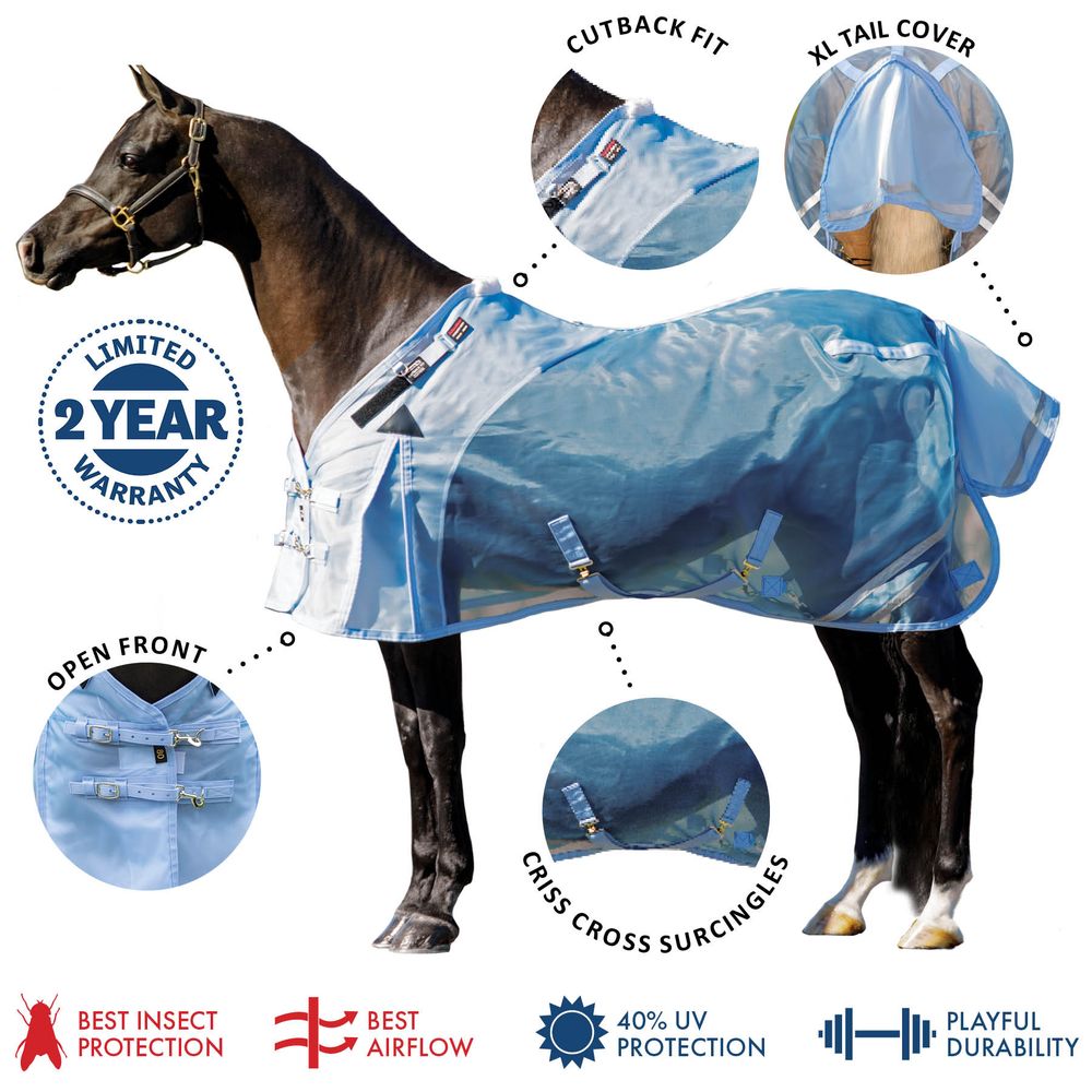 Schneiders® Mosquito Mesh II Cutback Adjusta-Fit® Surcingle Fly Sheet