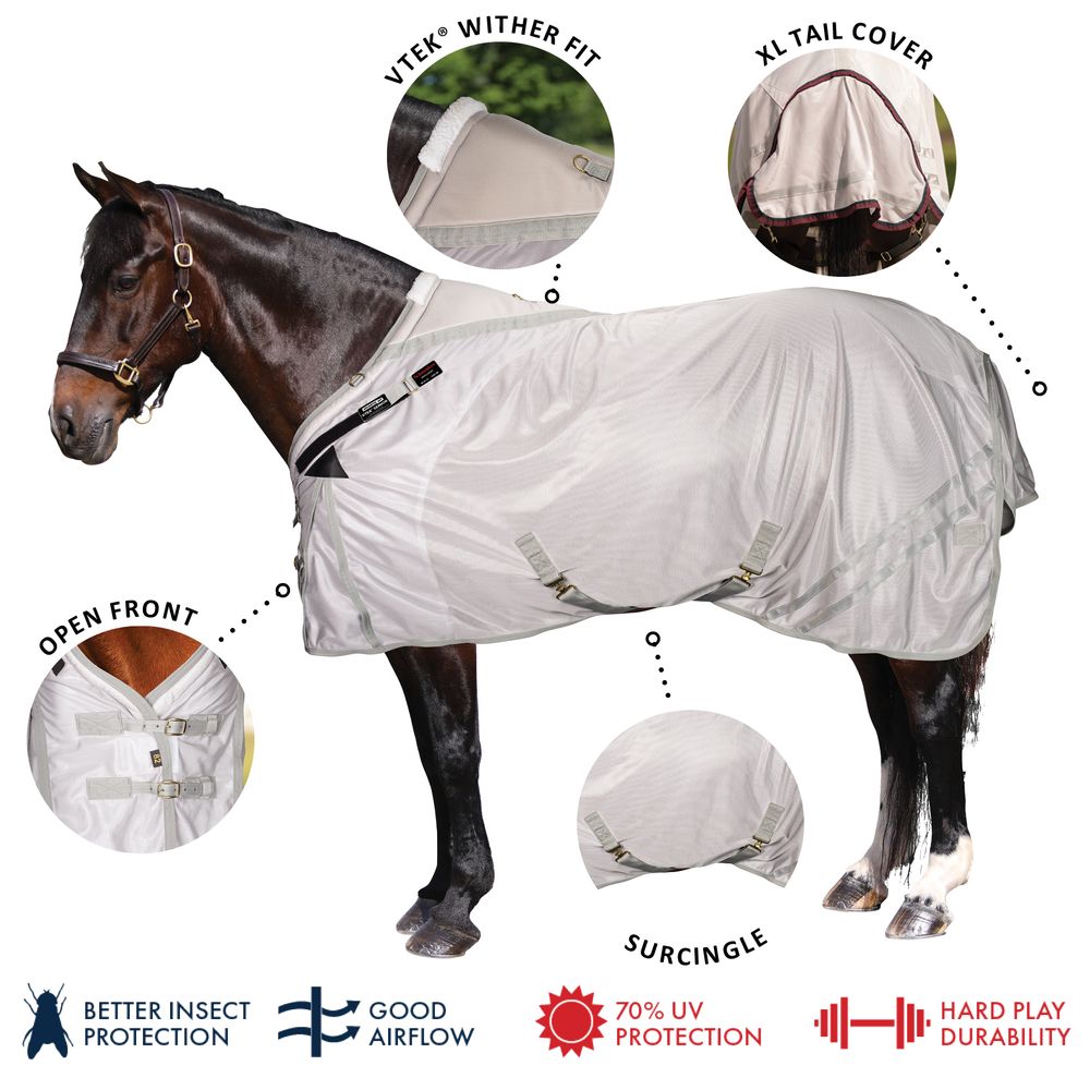 Schneiders® RipGuard® II Senior VTEK® Adjusta-Fit® Surcingle Fly Sheet
