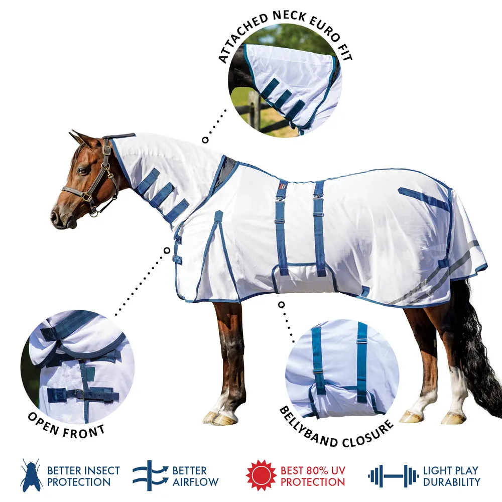 Schneiders® Soft Interlock Mesh II Attached Neck Euro Bellyband Fly ...