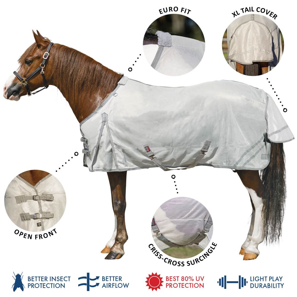 Schneiders® Soft Interlock Mesh II Euro Surcingle Pony Fly Sheet