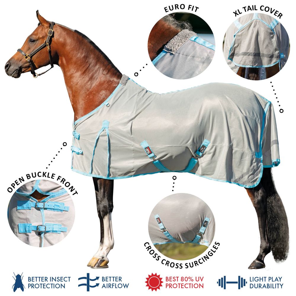 Schneiders® Cooling Soft Interlock Mesh II Euro Surcingle Fly Sheet