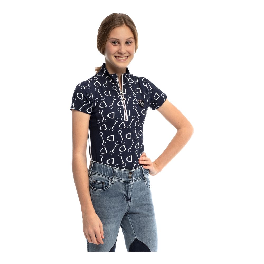 Goode Rider Girls Long Sleeve Ideal Show Shirt