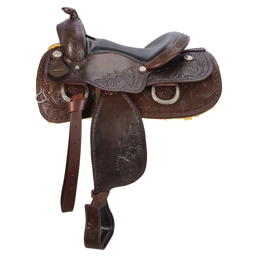 Schneiders® Open Range II Tooled Western Show Saddle