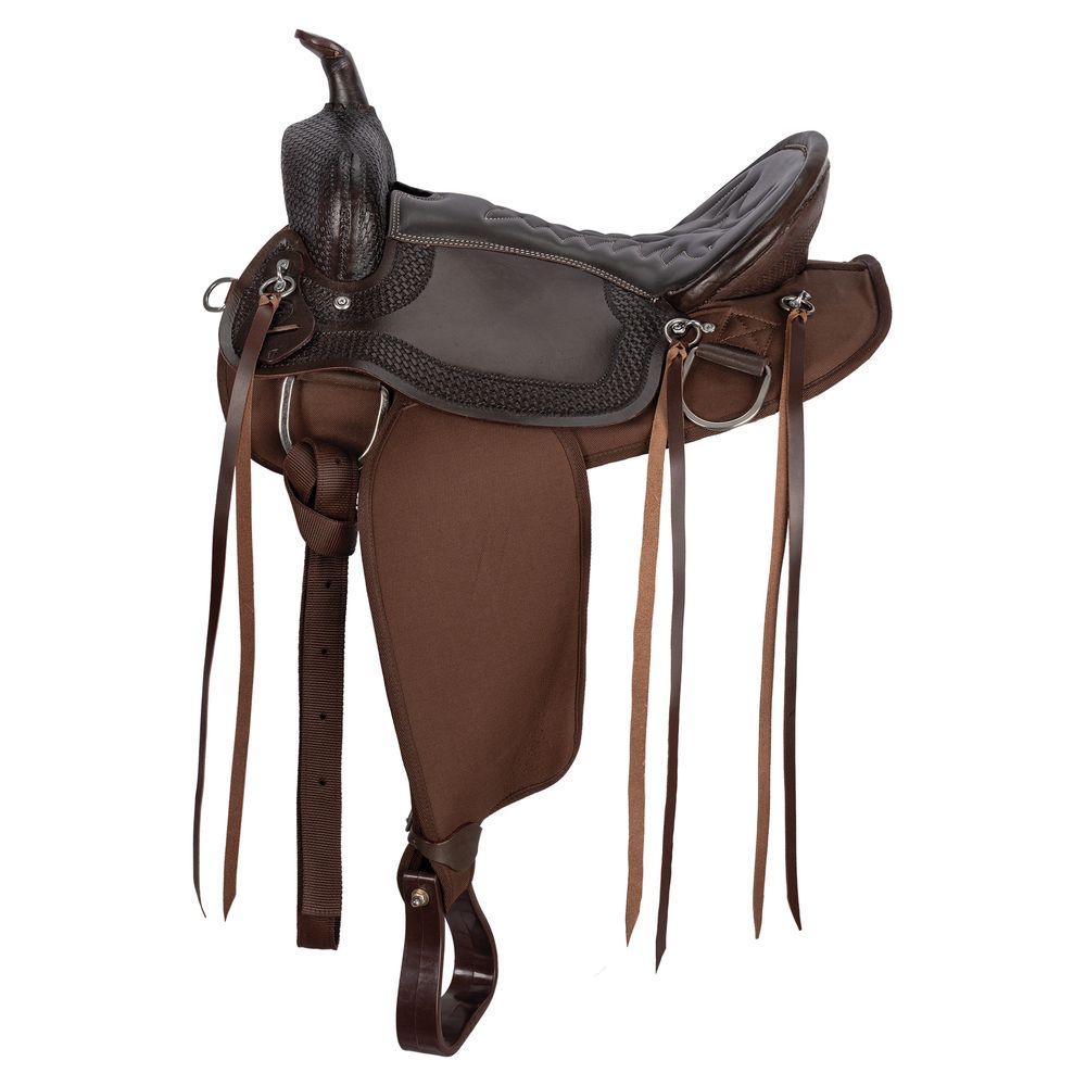 Schneiders® Leather-Cordura Western Trail Saddle