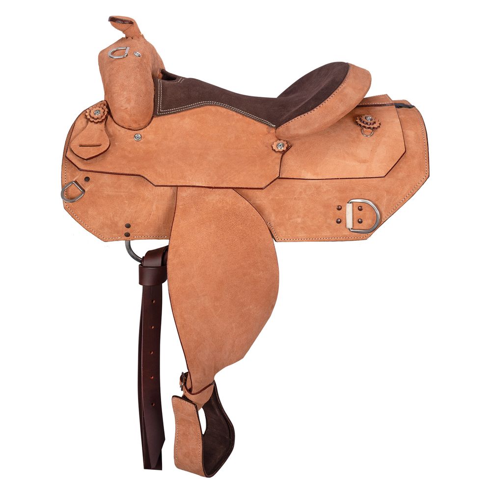 Double S Jackson II Roughout Work Saddle