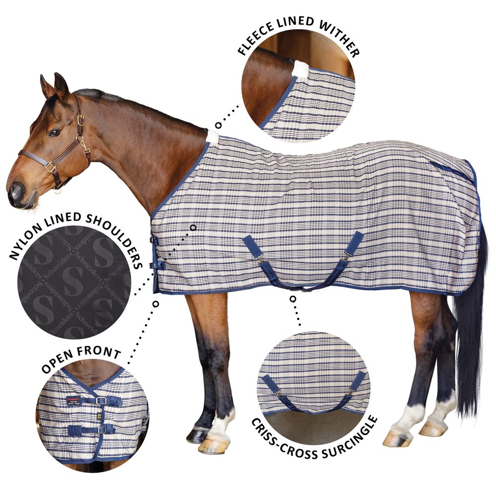 Schneiders® Hunt Club Plaid II Stable Sheet