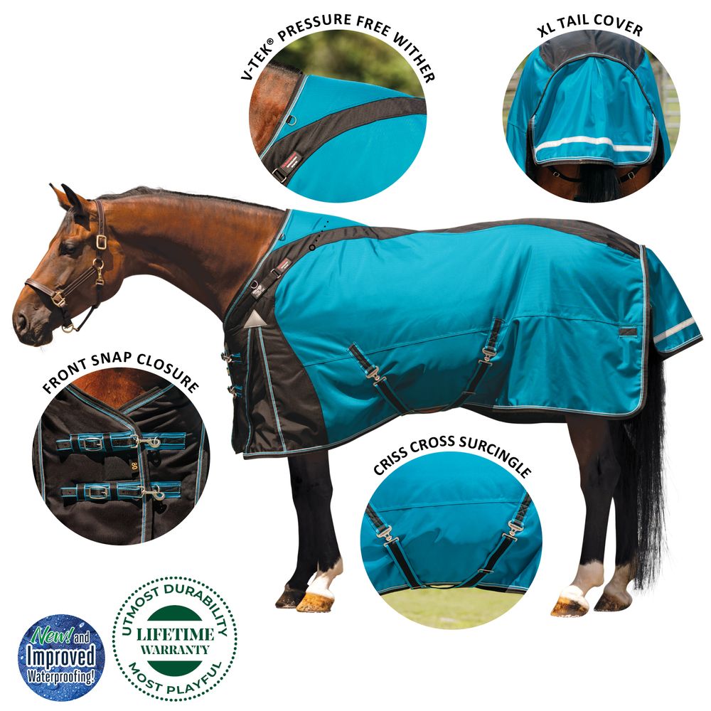 Schneiders® ARMORFlex® Pro VTEK® Wither Relief Adjusta-Fit® Surcingle 380g Heavy Weight Turnout Blanket