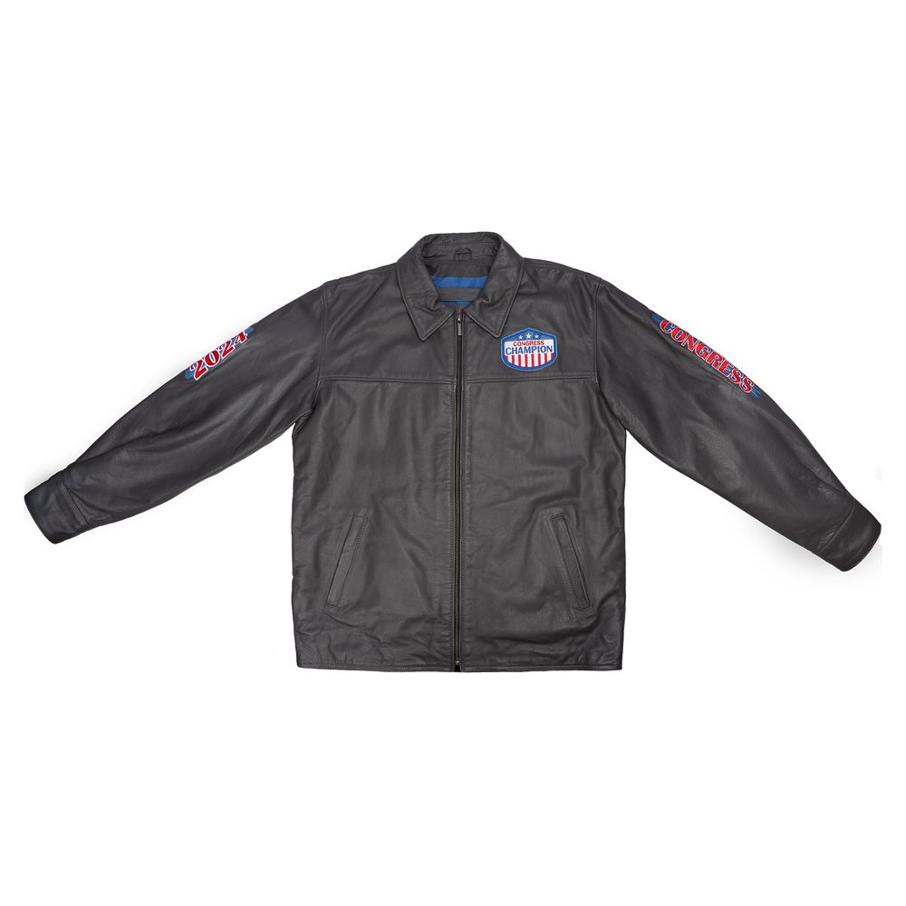2024 Congress Standard Fit Leather Jacket