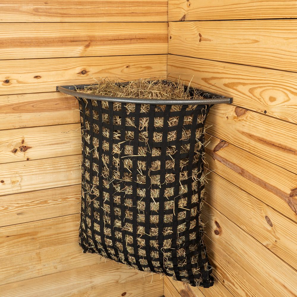 Schneiders® Easy-Up® Pro Corner Hay Feeder Frame with 1.5 Webbed Net